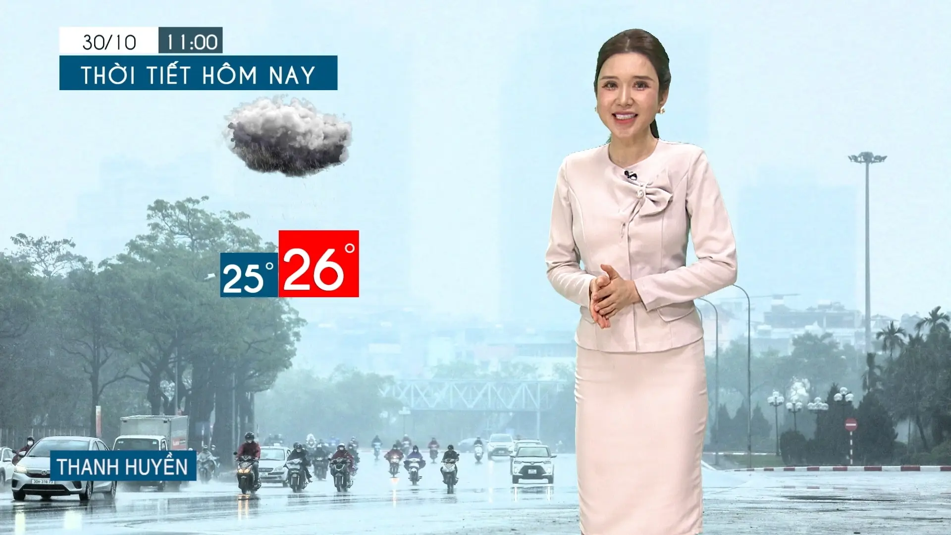 Dự báo thời tiết tối | 30/10/2025